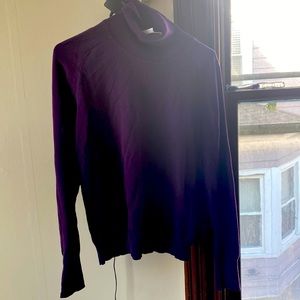Vintage Purple Talbots Turtleneck